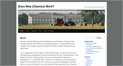 Desktop Screenshot of doesnewurbanismwork.com